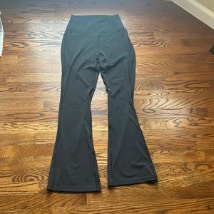 HEGALY woman’s flair yoga pants cross over waistband